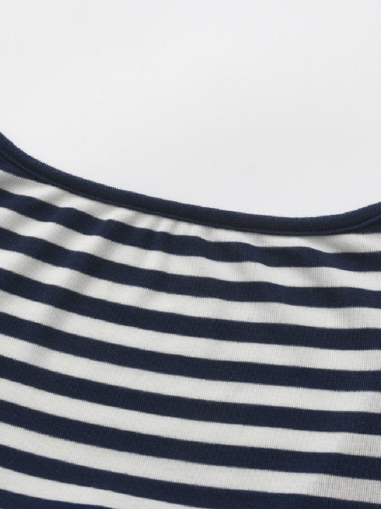 Striped Drawstring Base Layer Set【s0000019259】