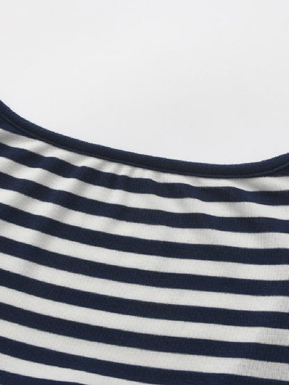 Striped Drawstring Base Layer Set【s0000019259】