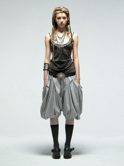 Haren Lantern Five Points Skirt Pants【s0000012209】