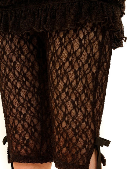 Fake Two Ruffled Lace Skirt Panties【s0000017909】