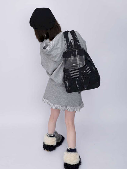 Rabbit Ears Pain Cute Backpack School Bag【s0000014617】