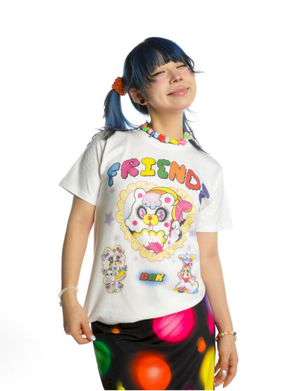 American retro pure cotton slim-fit T-shirt【s0000013167】