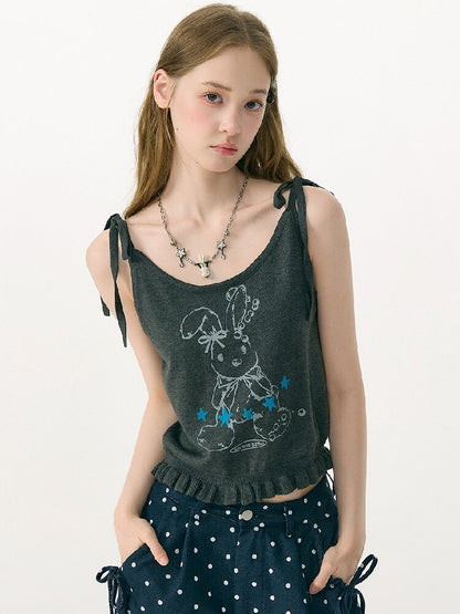 Summer Playful Rabbit Camisole【s0000017161】