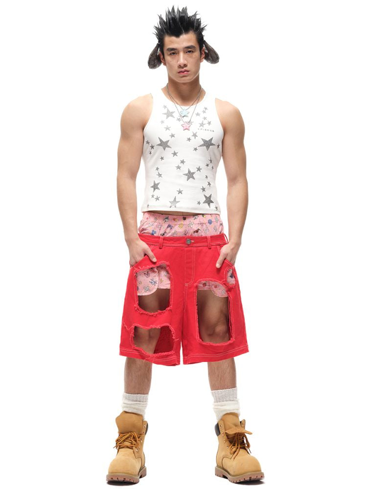 Pentagram Ribbed Vest【s0000012600】