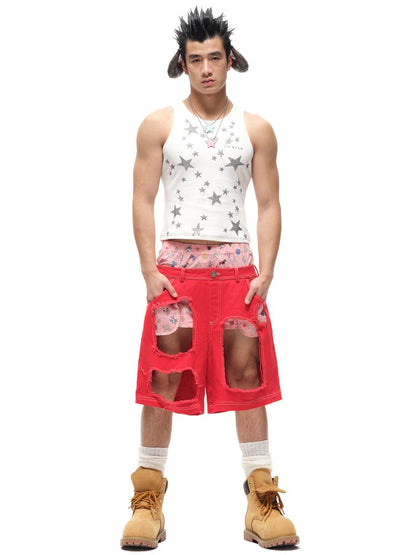 Pentagram Ribbed Vest【s0000012600】