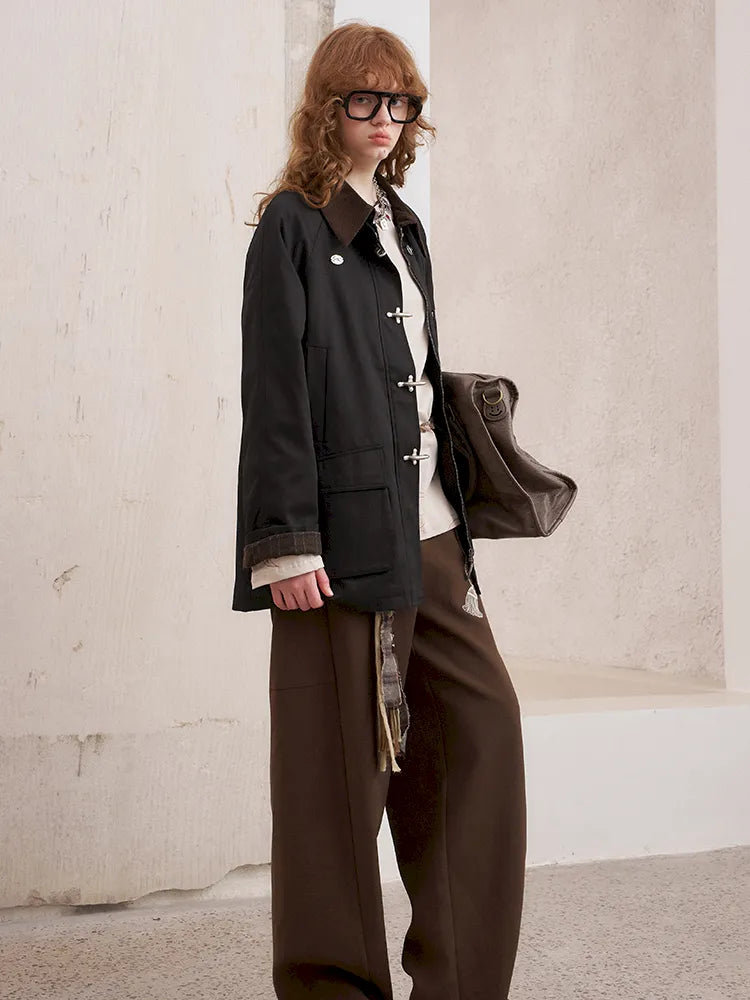 Cotton-lined trench coat【s0000014076】