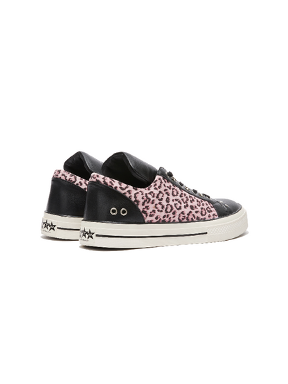 Leopard Print Riveted Sneakers【s0000018365】