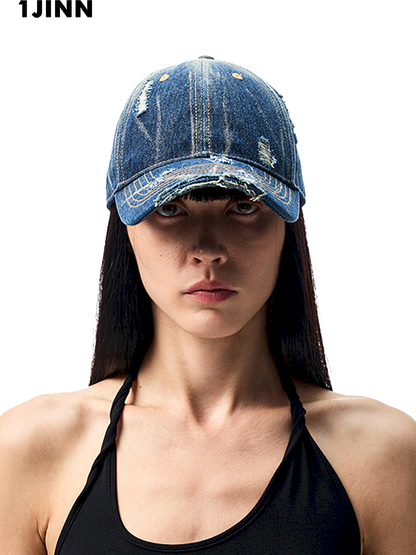 Classic Washed Cowboy Baseball Cap【s0000012395】