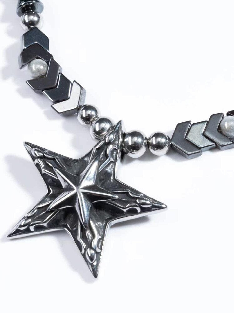 Handmade Beaded Punk Style Necklace【s0000018811】