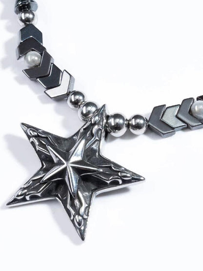 Handmade Beaded Punk Style Necklace【s0000018811】