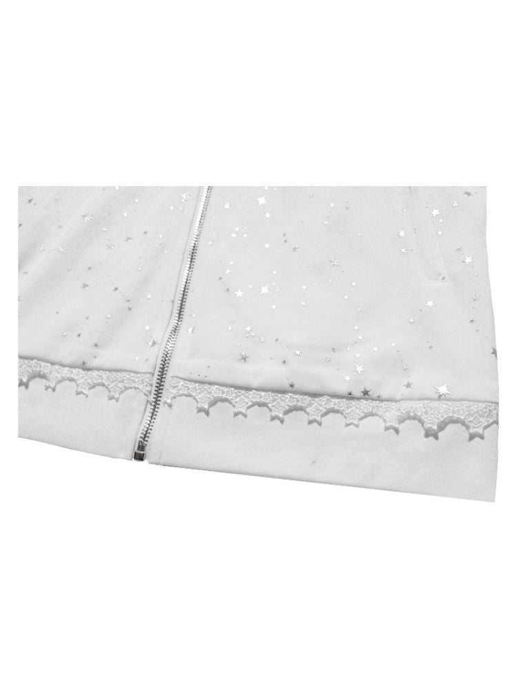 Hot Rhinestone White Vest Jacket【s0000012334】