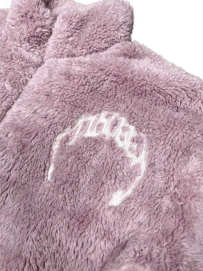 Embroidered Coral Fleece Pajamas Set【s0000014864】