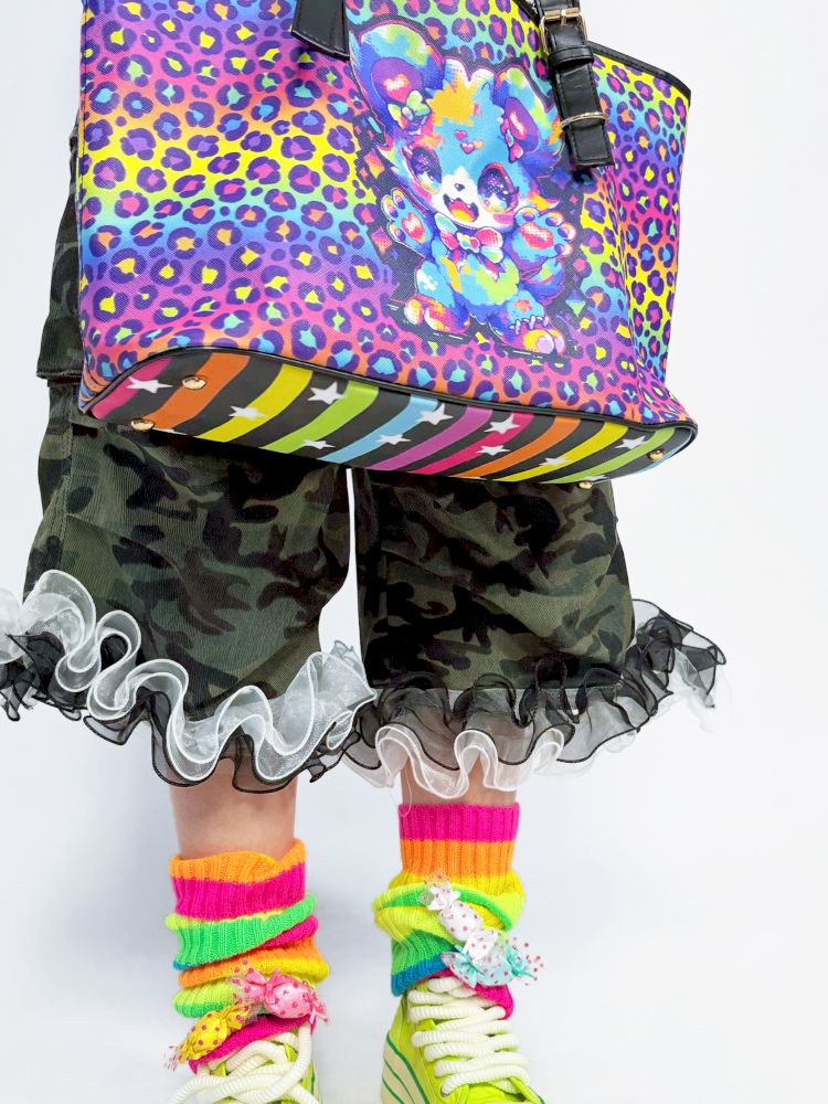 Rainbow striped leggings socks【s0000013298】