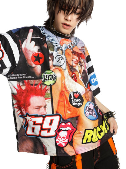 Punk Rock Band Subculture T-shirt【s0000015892】