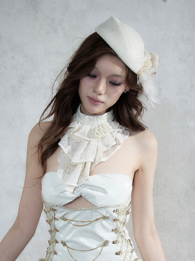 Baroque French Lace Scarf Collar【s0000017995】