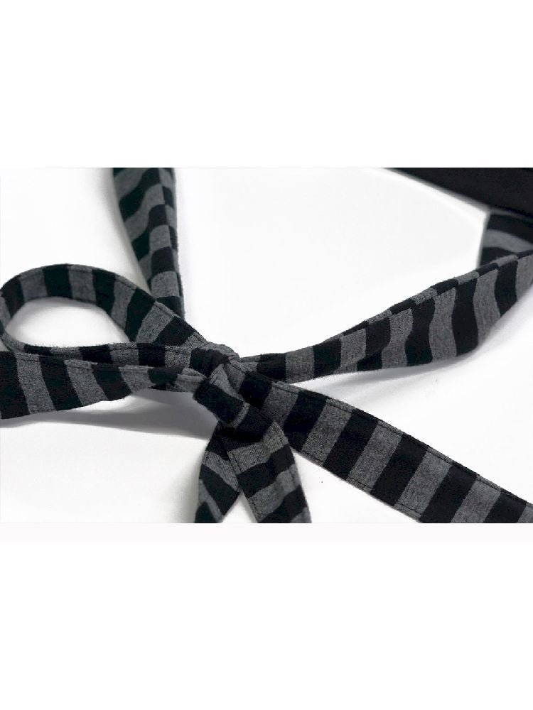 Hanging Neck Long Sleeve Tops【s0000011849】