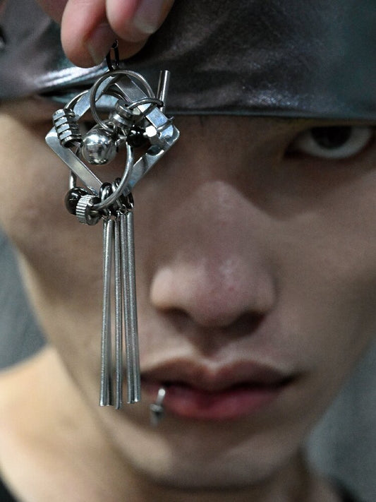 Hardcore Mechanical Punk Stud Earrings【s0000018874】