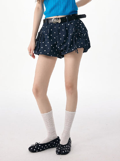 Ink Dots Cloud Bud Short Skirt Pants【s0000017252】