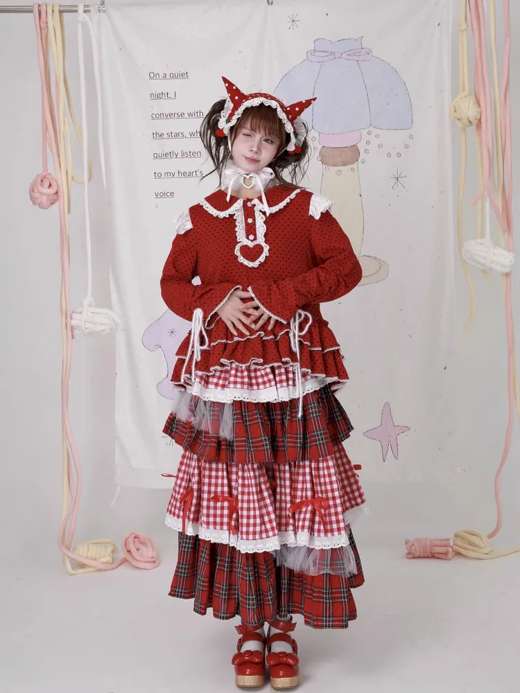 Cute Girl's Christmas Sweatshirt【s0000014108】