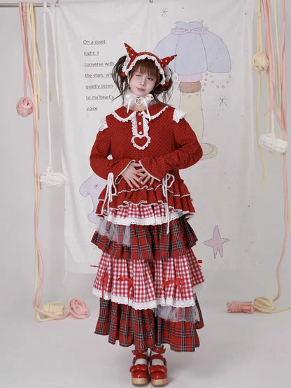 Cute Girl's Christmas Sweatshirt【s0000014108】