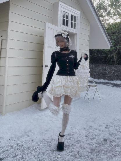 Cinching Short Cardigan T-Shir【s0000011343】