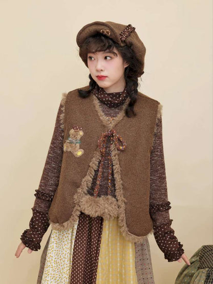 Vintage Girly Blend Wool Lace Octagon【s0000014846】