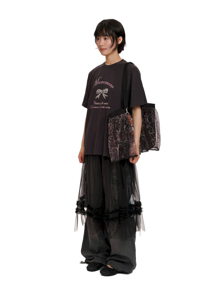 Light Sheer Mesh Half-body Skirt【s0000012516】