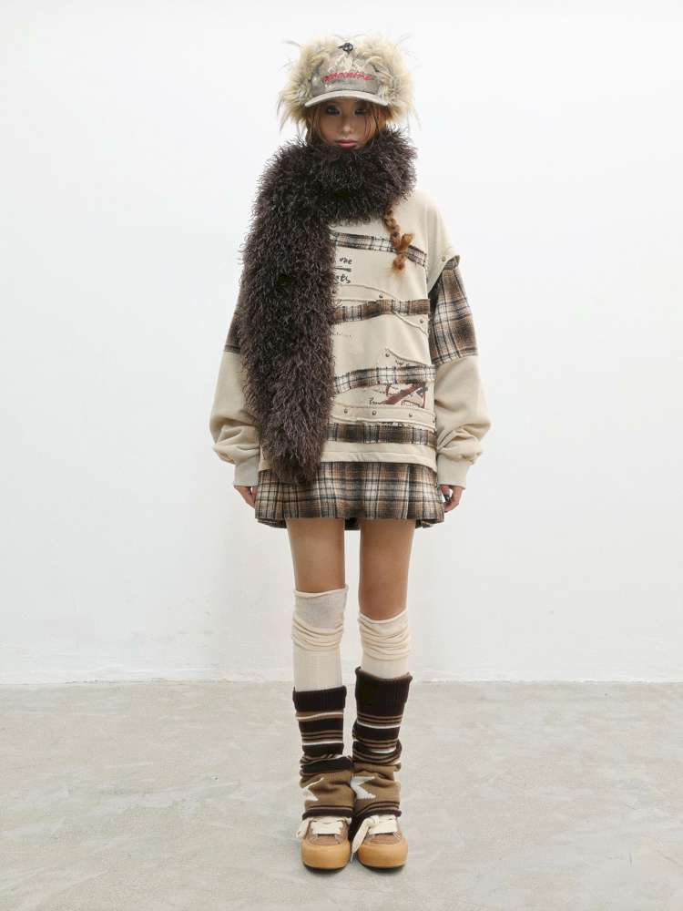 Imitation Sheep Wool Warm Scarf【s0000014833】