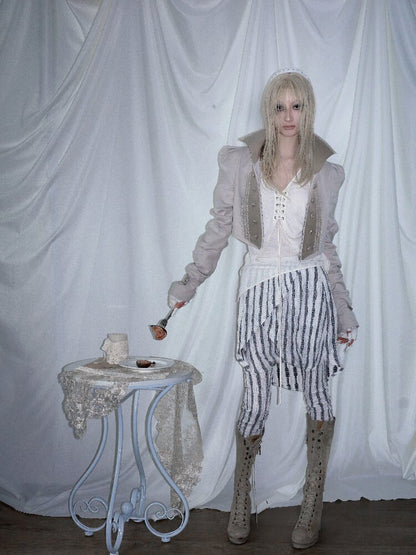 Aristocrat Striped Leggings【s0000017972】