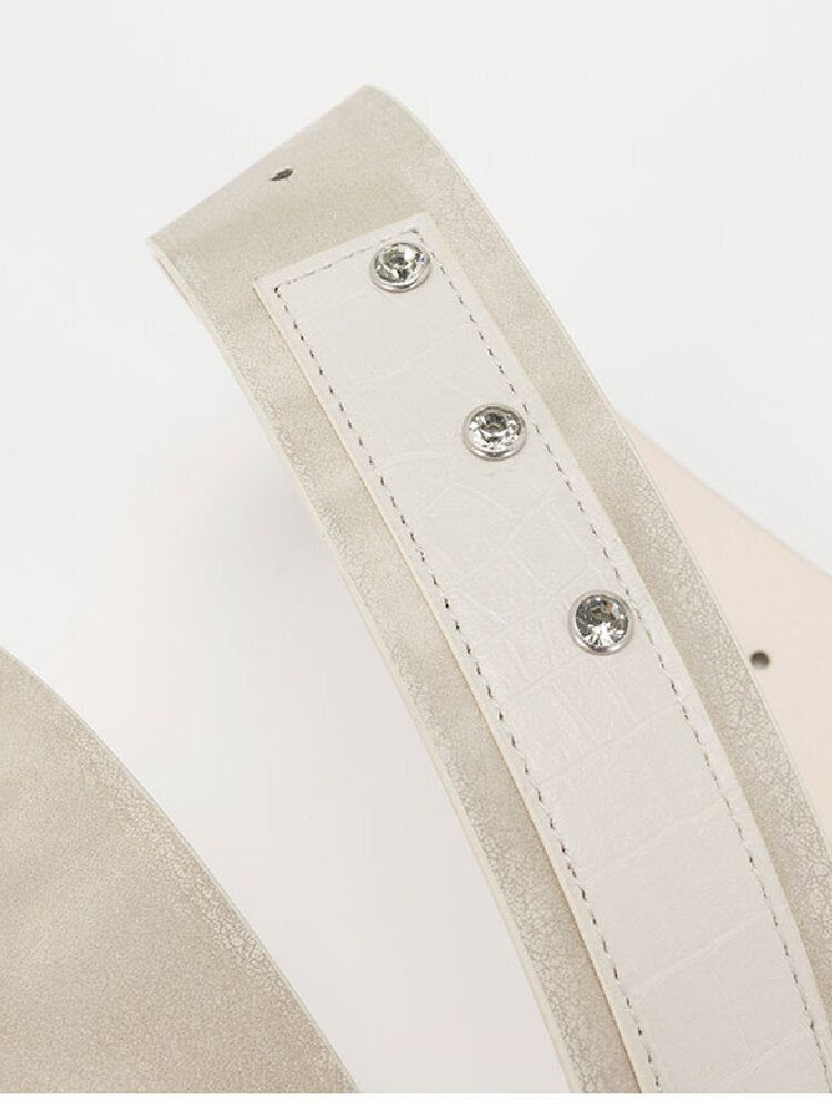 Rusted Cross Carved Buckle Belt【s0000018521】