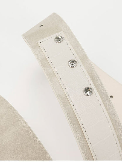 Rusted Cross Carved Buckle Belt【s0000018521】