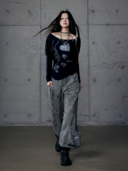 Long Sleeve Knit Bottom Shirt【s0000013465】