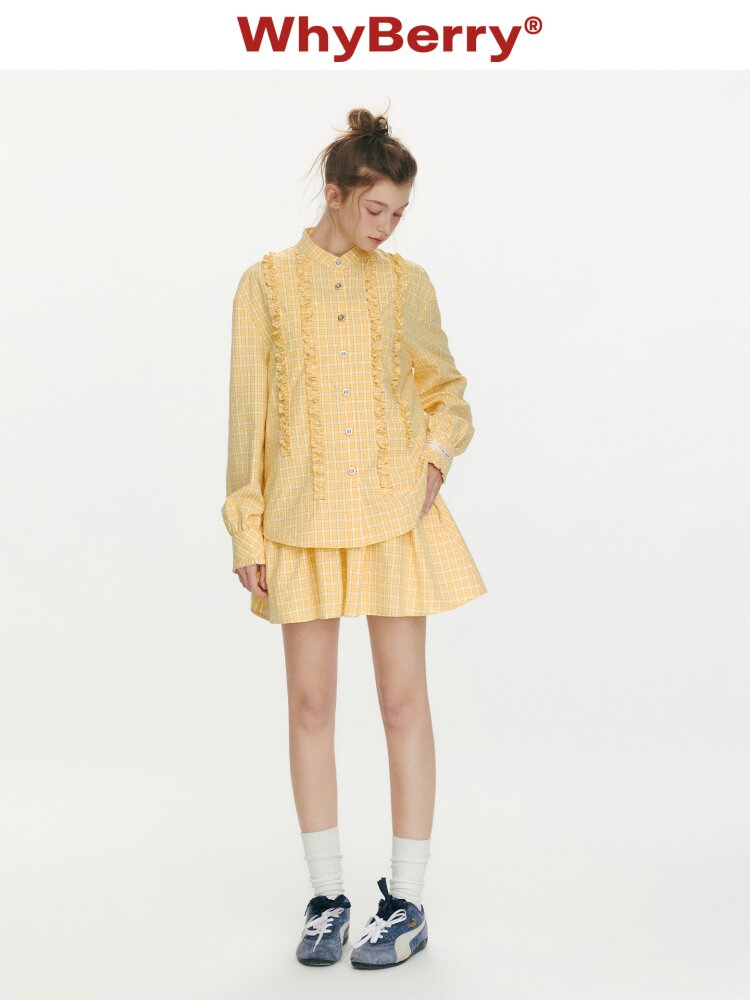 Weaving Track Lace Layered Skirt【s0000015666】