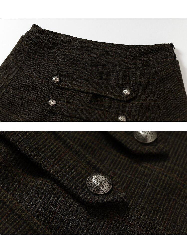 Deconstructed Napoleon Midi Skirt【s0000018552】