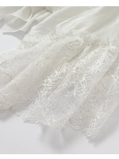 Dreamy Heiress Lace Chiffon Dress【s0000017984】