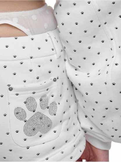 Cat Claw Polka Dot Printed Pants【s0000011586】