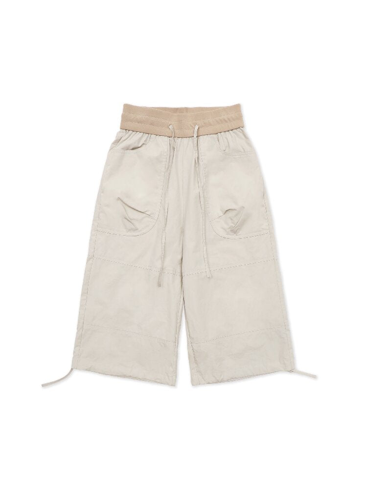 Threaded Waist Drawstring Pants【s0000017438】