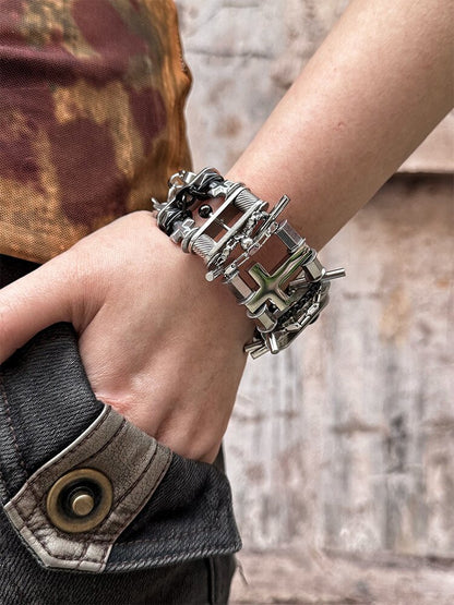 Handmade Hardcore Punk Bracelet【s0000018889】