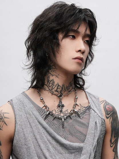 Angel Protection Y2K Punk Necklace【s0000018982】