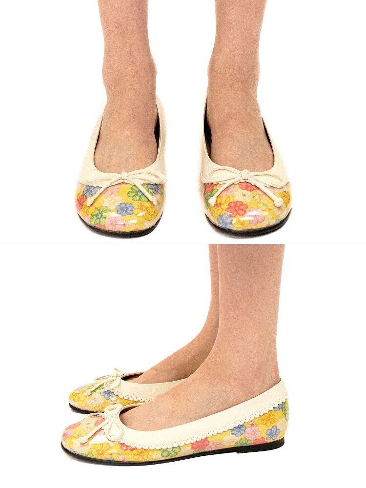Flower Rabbit Patchwork Bow Shoes【s0000016430】