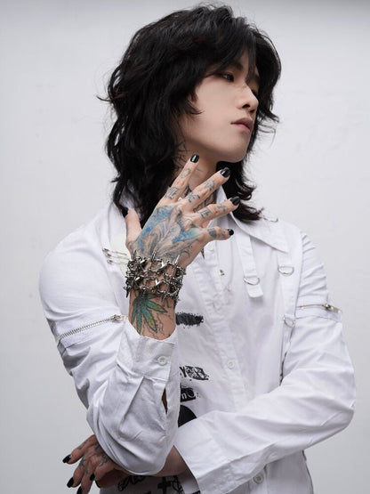 Castle Guard Heavy Gothic Punk Bracelet【s0000018974】