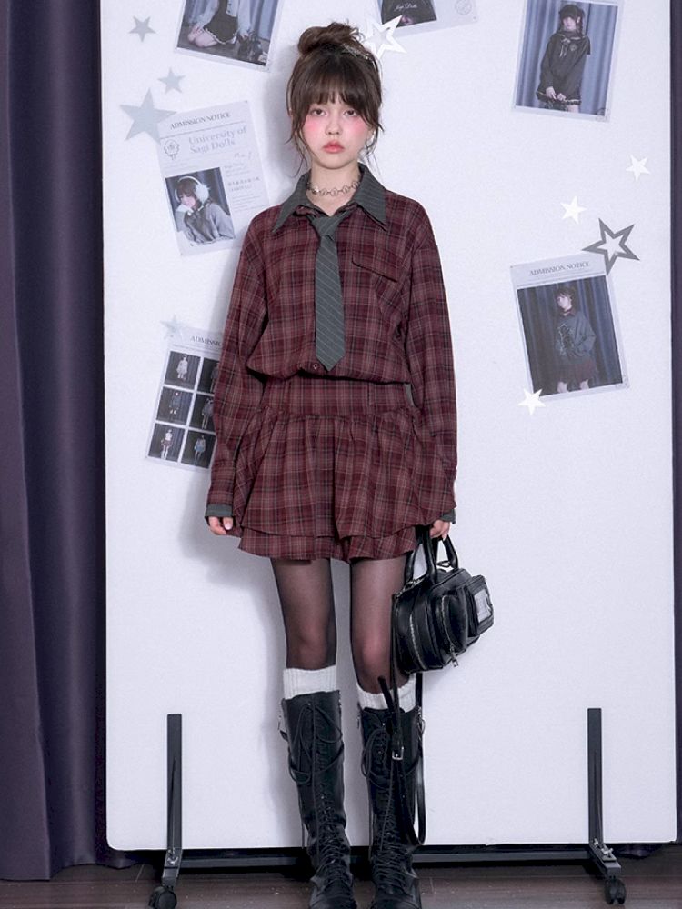 Long Sleeve Petticoat Dress【s0000011664】