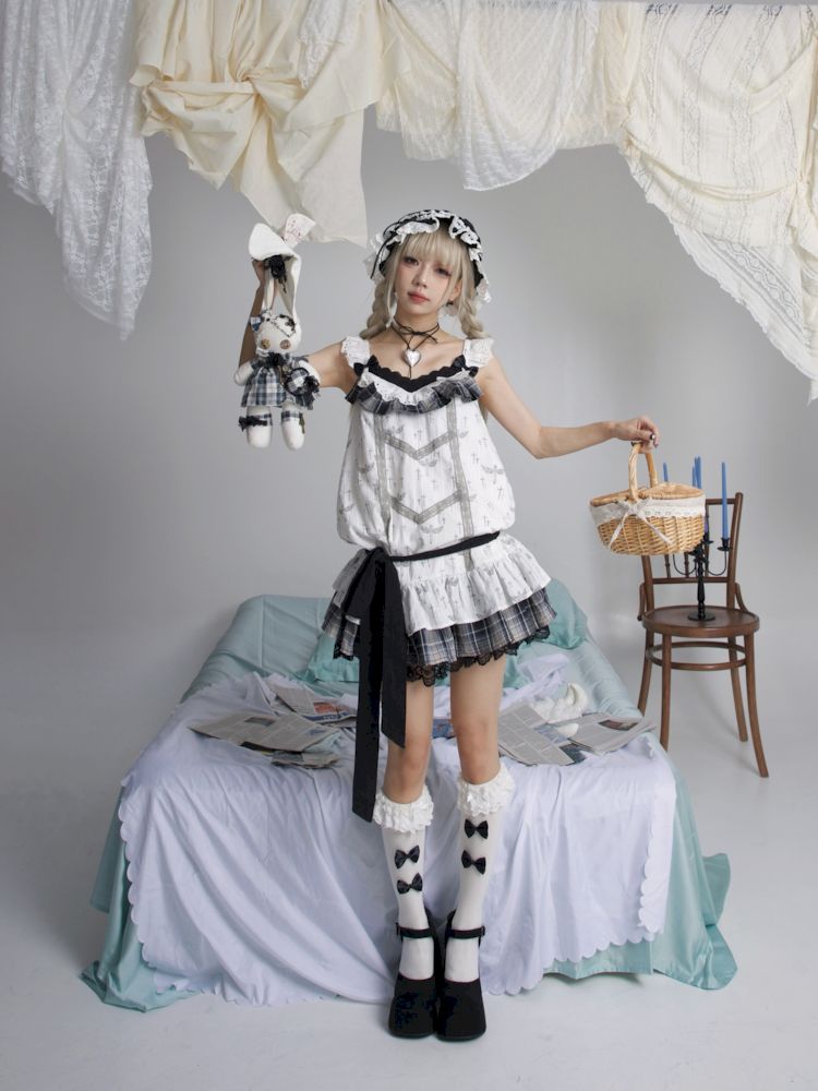 Big Bow Doll Feeling Halter Dress【s0000009681】