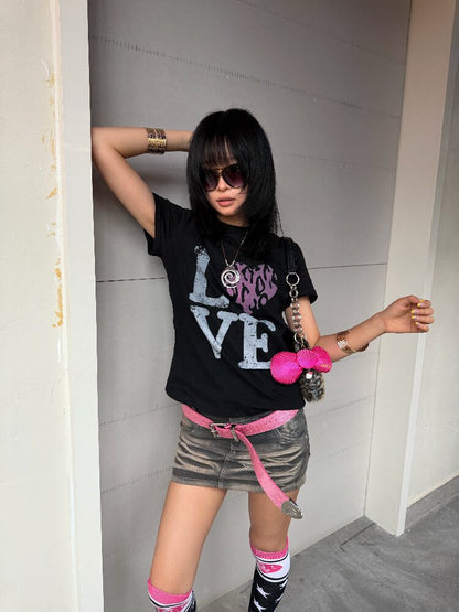 Leopard Print Love Street Tee【s0000018218】