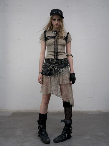 Two Wear Short Sleeve T-Shirt【s0000012619】