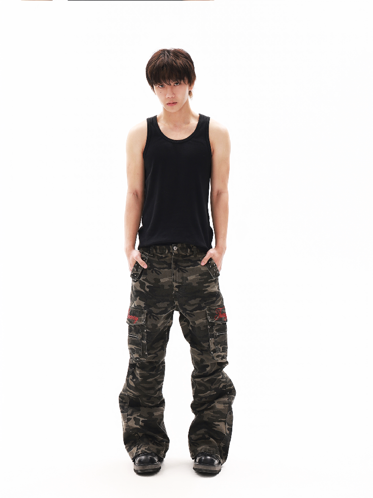 Wasteland Camouflage Utility Jeans【s0000018345】