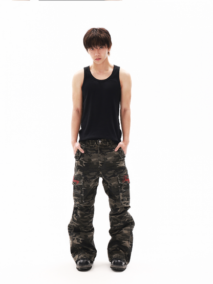 Wasteland Camouflage Utility Jeans【s0000018345】