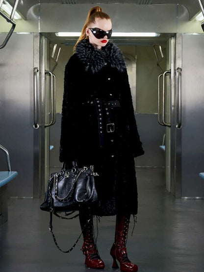 Eco Friendly Fur Panelled Coat【s0000014645】