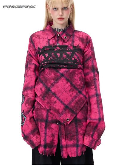 Thorny Heavy Metal Rock Square Scarf【s0000017723】