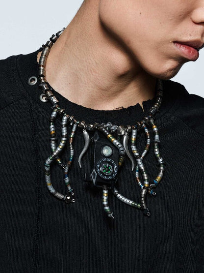 Wasteland Tech Beaded Choker【s0000018896】